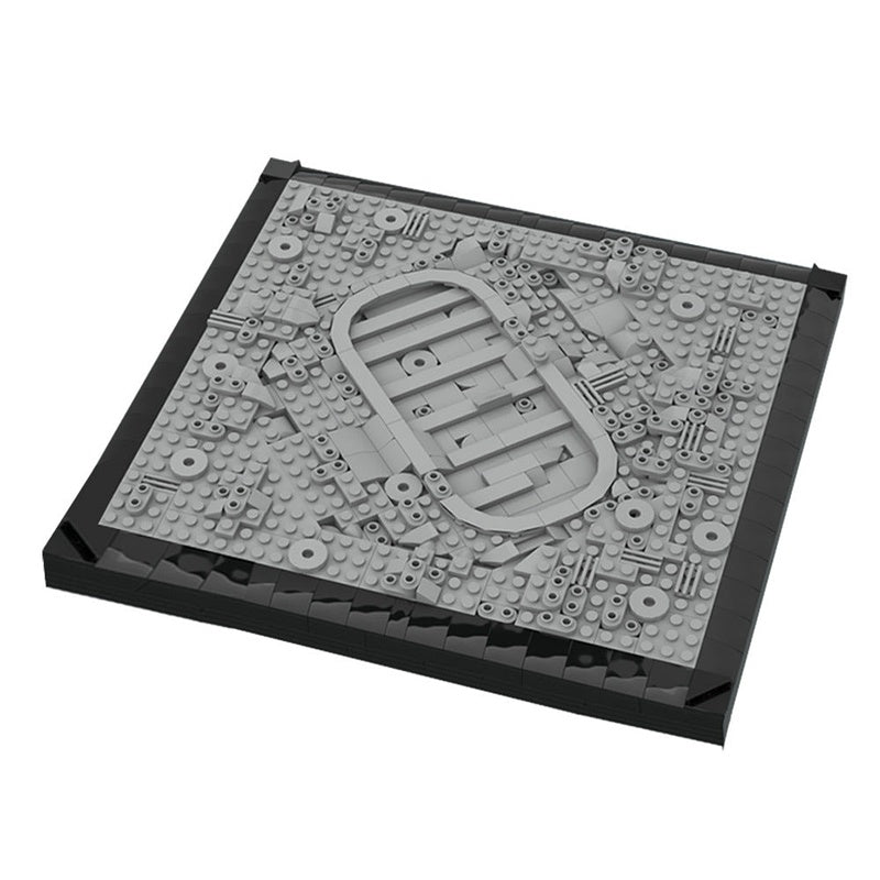 Footprint On The Moon MOC Building Kit | Lunar Exploration Display - 1