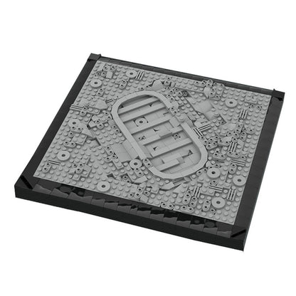 Footprint On The Moon MOC Building Kit | Lunar Exploration Display - 1