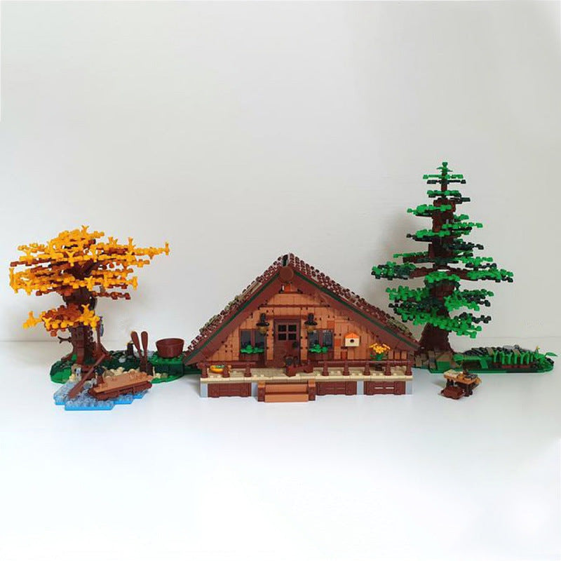 Forest Cabin MOC Building Kit | Rustic Woodland House Architecture Model - 2