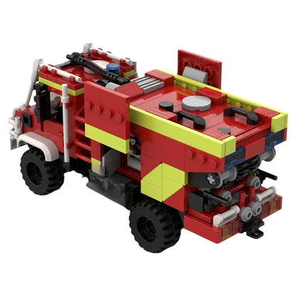 Forest Fire Rescue Truck MOC Building Kit - 3