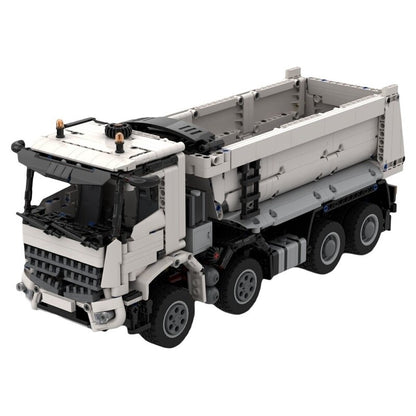 Four-Axle Heavy-Duty Tipper Truck MOC Building Kit - 1