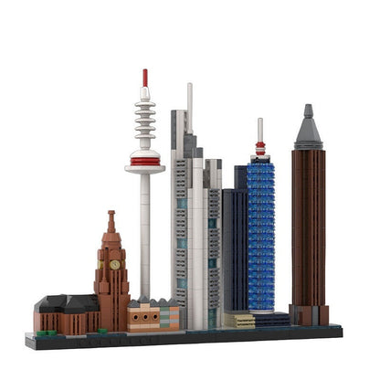 Frankfurt Am Main Skyline MOC Building Kit | City Architecture Model - 1