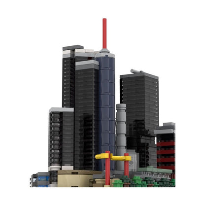 Frankfurt Main Skyline Neue Mainzer Straße Skyscraper Building Kit | LEGO-Compatible MOC - 2