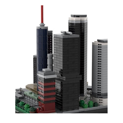 Frankfurt Neue Mainzer Straße MOC Skyscraper Skyline Building Kit - 4