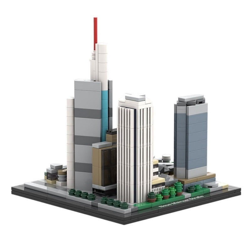Frankfurt Neue Mainzer Strasse MOC Skyline Building Kit | City Architecture - 2