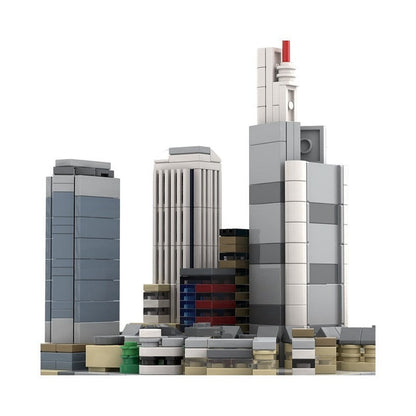 Frankfurt Neue Mainzer Strasse MOC Skyline Building Kit | City Architecture - 4