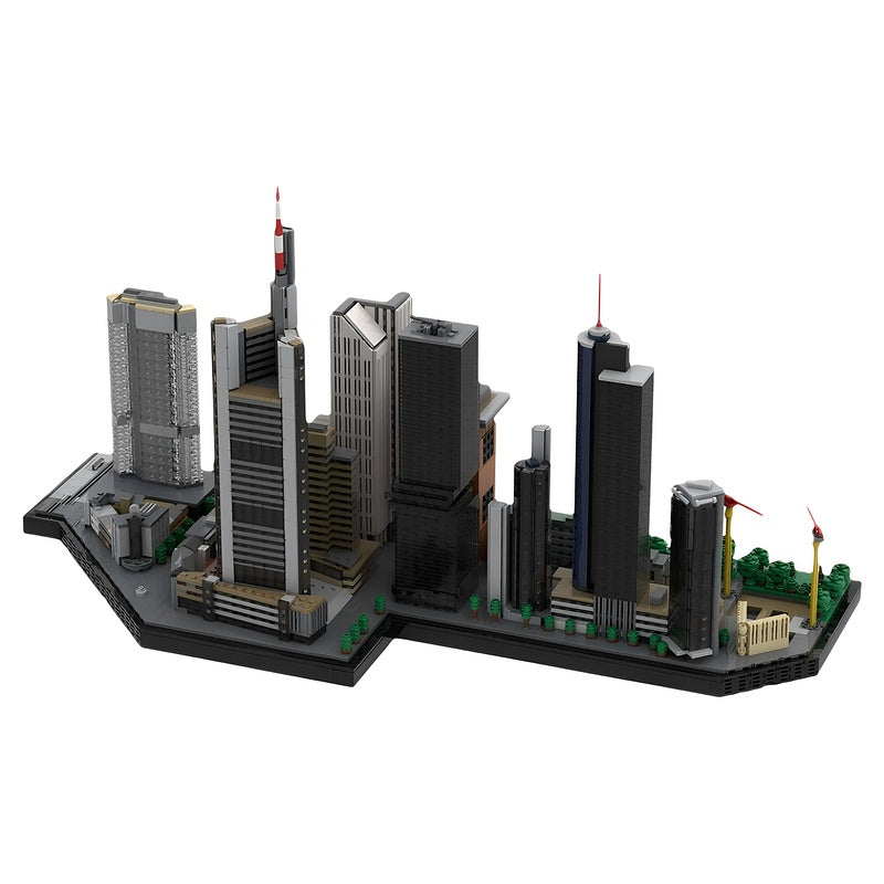 Frankfurt Neue Mainzer Straße Skyline 1:875 MOC Building Kit - 3