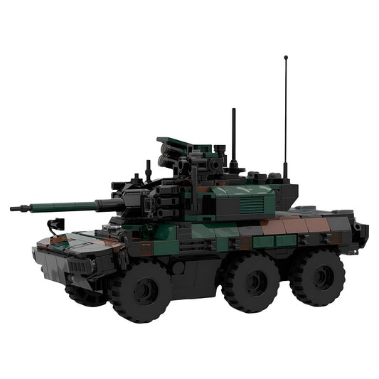 French EBRC 6x6 Armored Recon Vehicle MOC Building Kit - 1