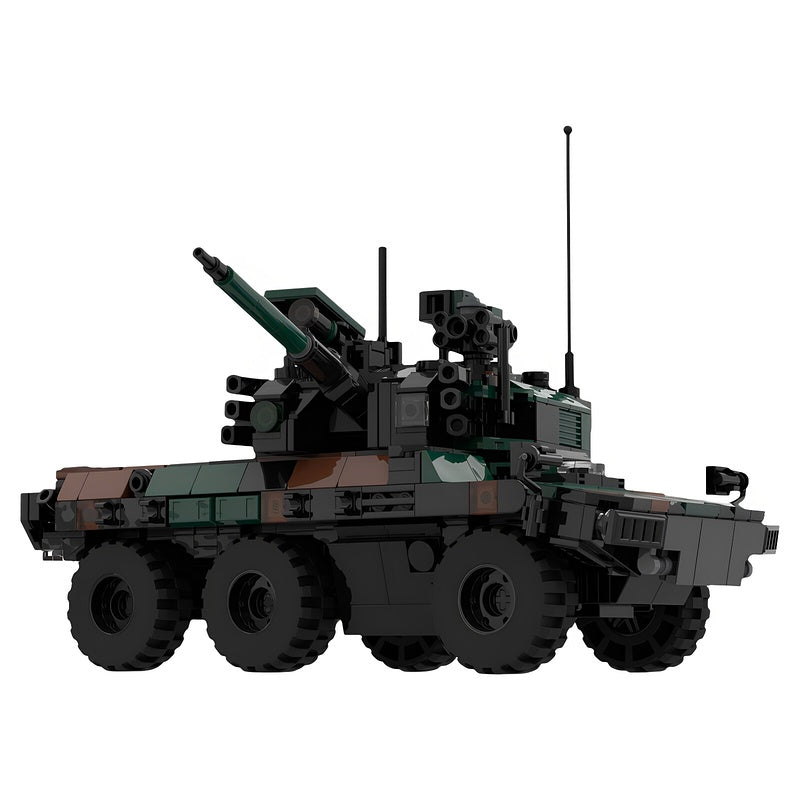 French EBRC 6x6 Armored Recon Vehicle MOC Building Kit - 3