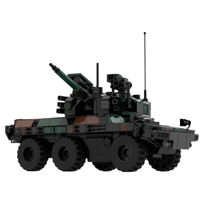 French EBRC 6x6 Armored Recon Vehicle MOC Building Kit - 3