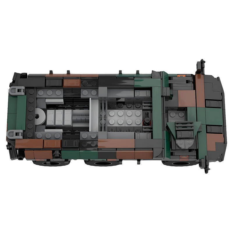 French EBRC 6x6 Armored Recon Vehicle MOC Building Kit - 4