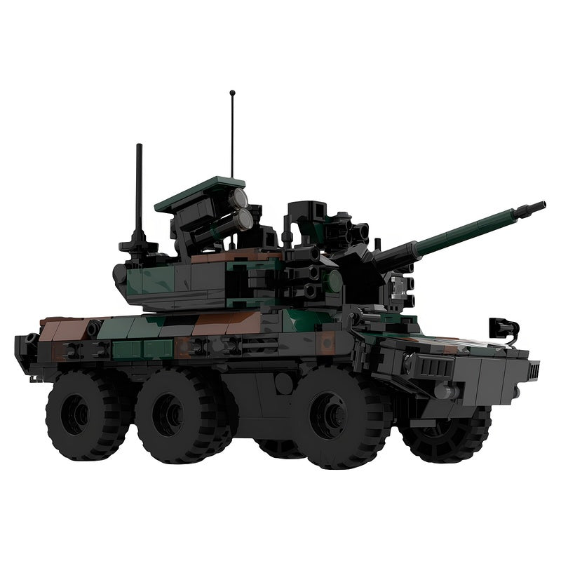 French EBRC 6x6 Armored Recon Vehicle MOC Building Kit - 6