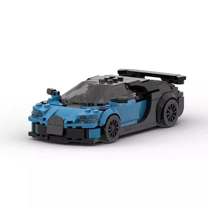 French Hypercar Pur Sport MOC Building Kit | 8-Wide Vehicle Model - 1