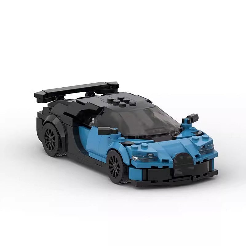 French Hypercar Pur Sport MOC Building Kit | 8-Wide Vehicle Model - 2