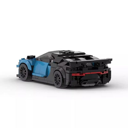 French Hypercar Pur Sport Style Building Kit | 8-Wide LEGO-Compatible MOC - 4