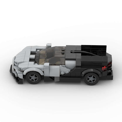 French V16 1775HP Hypercar Building Kit | LEGO-Compatible MOC - 2