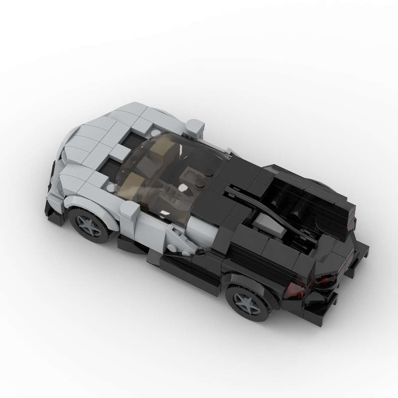 French V16 1775HP Hypercar Building Kit | LEGO-Compatible MOC - 3
