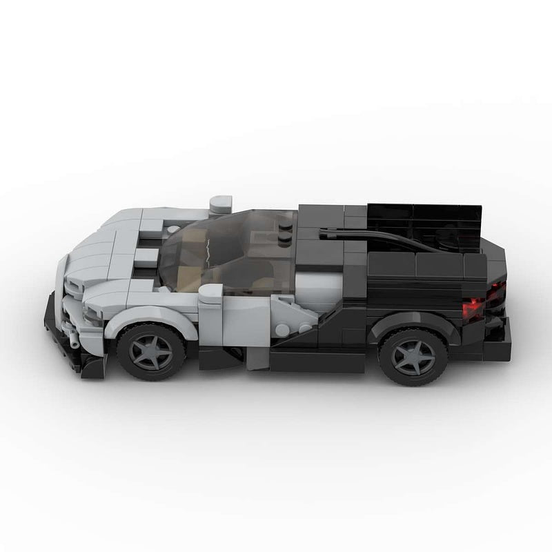 French V16 Hypercar MOC Building Kit | 1775HP Supercar Model - 2