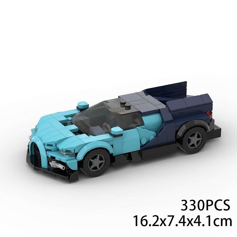 French V16 Hypercar MOC Building Kit | 1775HP Supercar Model - 7