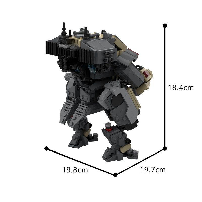 Frontline Vanguard Heavy Titan Mecha Building Kit | LEGO-Compatible MOC - 3