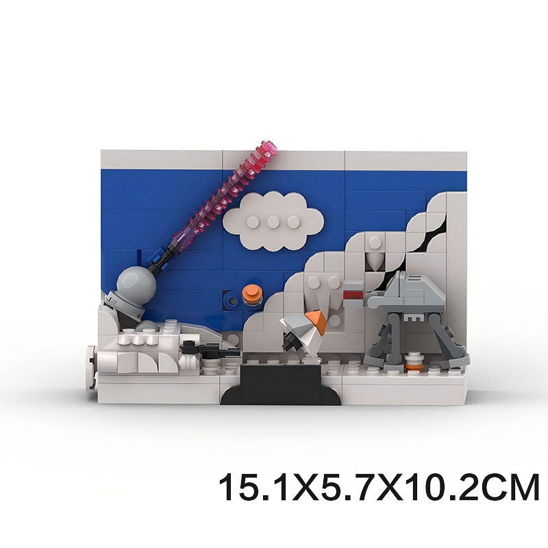 Frozen Ice Planet Postcard Building Kit | LEGO-Compatible MOC - 2