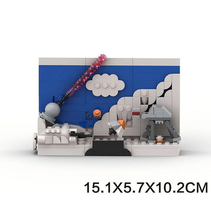 Frozen Ice Planet Postcard Building Kit | LEGO-Compatible MOC - 2