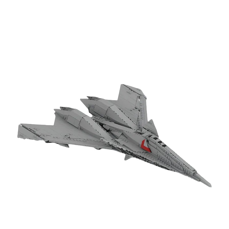 Futuristic ADF-11F Stealth Fighter Jet MOC Building Kit - 1