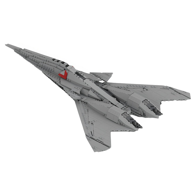 Futuristic ADF-11F Stealth Fighter Jet MOC Building Kit - 2