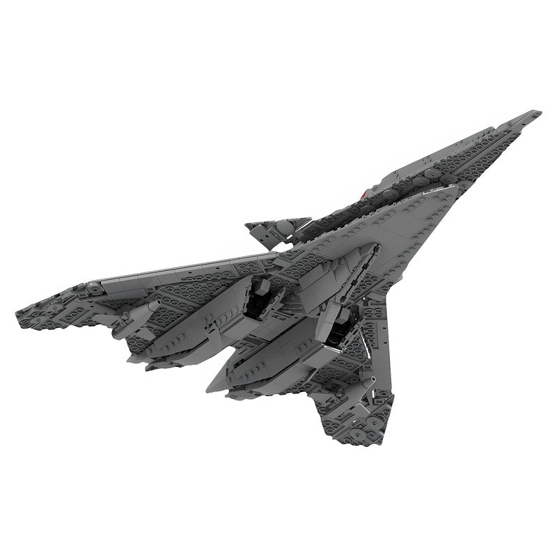 Futuristic ADF-11F Stealth Fighter Jet MOC Building Kit - 3