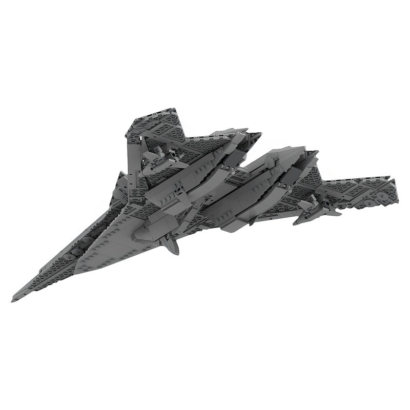 Futuristic ADF-11F Stealth Fighter Jet MOC Building Kit - 4