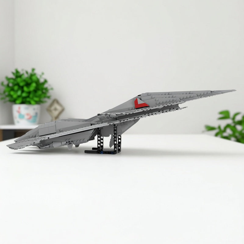 Futuristic ADF-11F Stealth Fighter Jet MOC Building Kit - 5