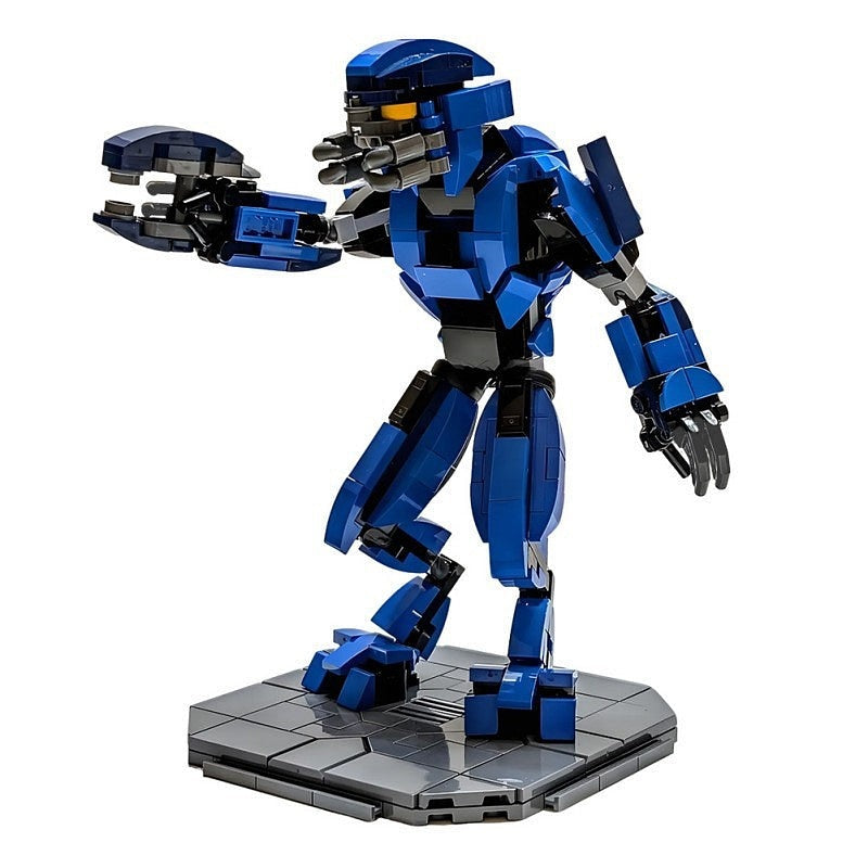 Futuristic Alien Mercenary MOC Warrior Character Building Kit - 2