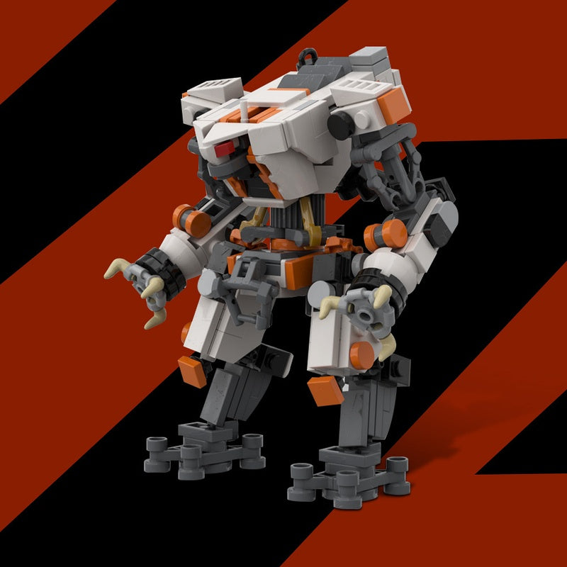 Futuristic Combat Mech Building Kit | LEGO-Compatible MOC - 1