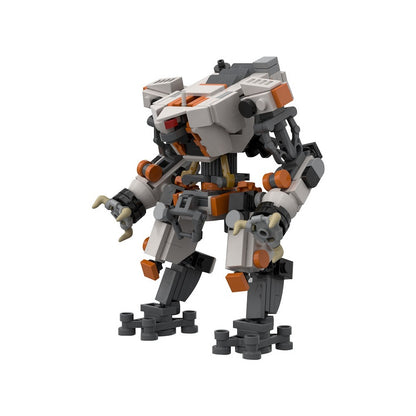 Futuristic Combat Mech Building Kit | LEGO-Compatible MOC - 2