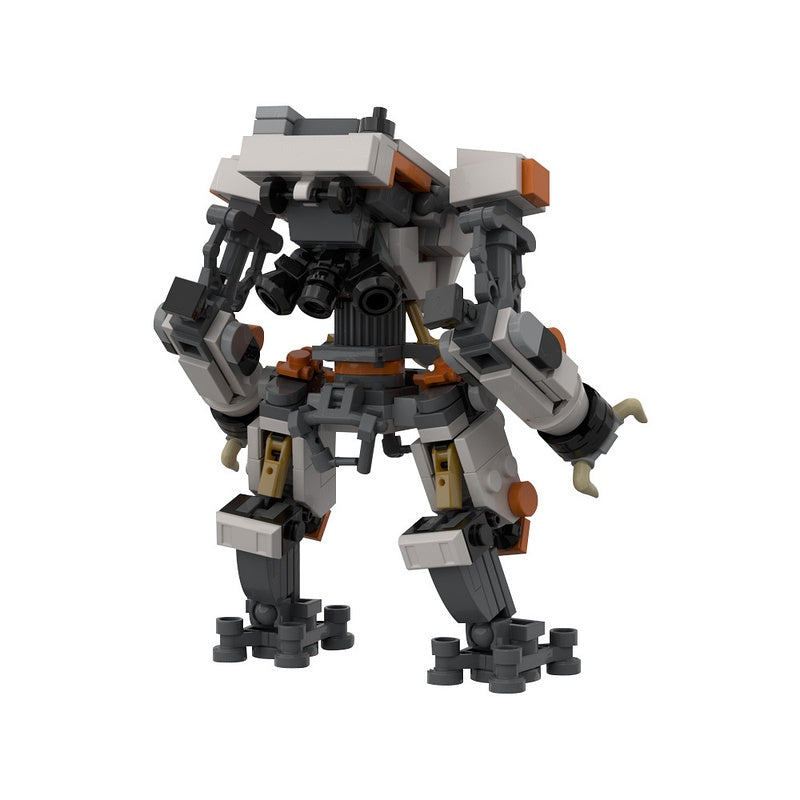 Futuristic Combat Mech Building Kit | LEGO-Compatible MOC - 3
