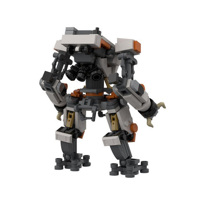 Futuristic Combat Mech Building Kit | LEGO-Compatible MOC - 3