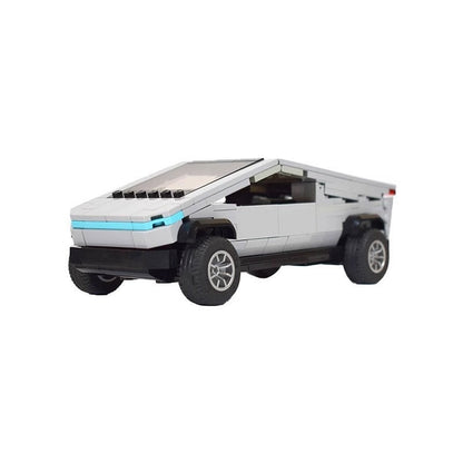 Futuristic Cyber Pickup Truck MOC Building Kit | Sci-Fi Vehicle Model - 1