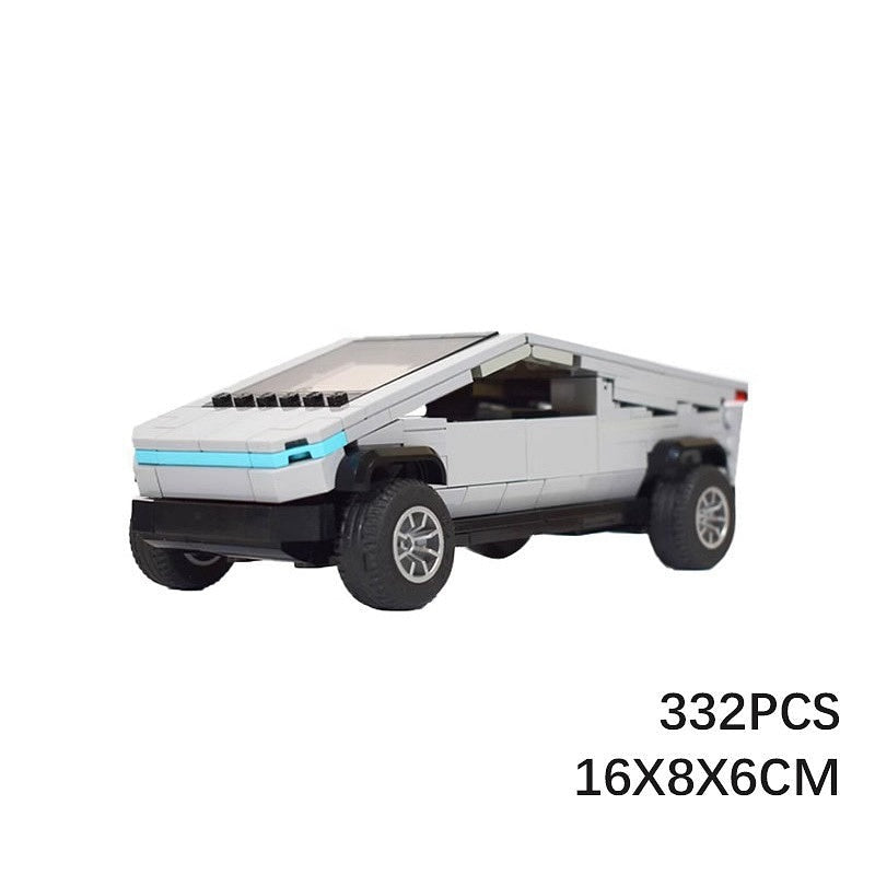 Futuristic Cyber Pickup Truck MOC Building Kit | Sci-Fi Vehicle Model - 3