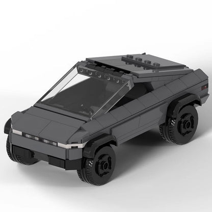 Futuristic Cyber Pickup Truck MOC Building Kit | Sci-Fi Vehicle Model - 4