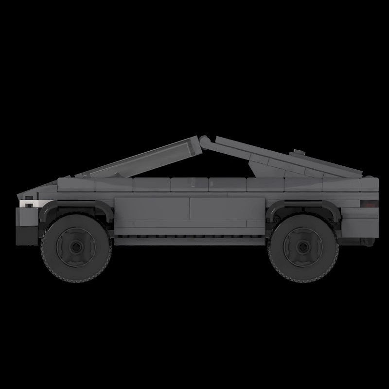 Futuristic Cyber Pickup Truck MOC Building Kit | Sci-Fi Vehicle Model - 5
