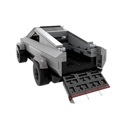 Futuristic Cyber Pickup Truck MOC Building Kit | Sci-Fi Vehicle Model - 9