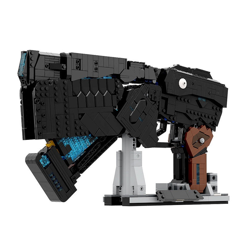 Futuristic Cyber Police Handgun MOC Building Kit | Sci-Fi Display Model - 3