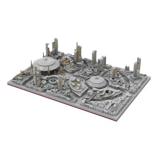 Futuristic Galactic Senate City MOC Diorama Building Kit - 1