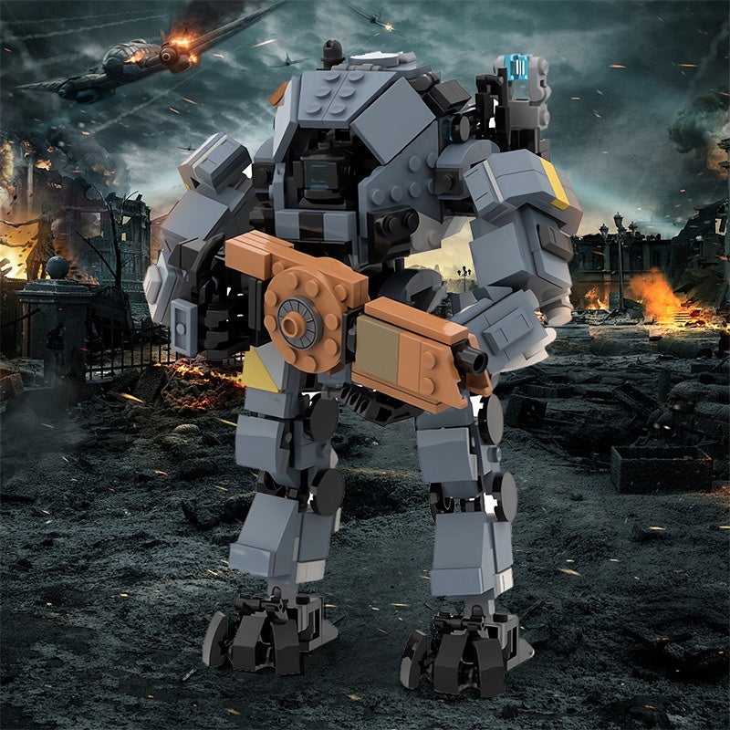 Futuristic Ion-Class Battle Mech Building Kit | LEGO-Compatible MOC - 1