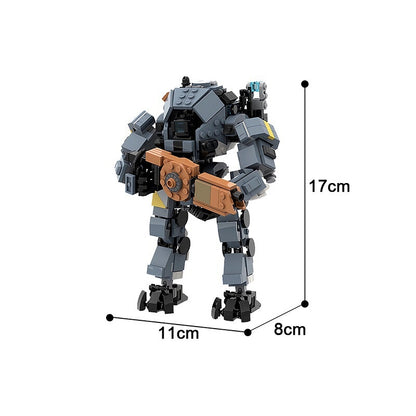 Futuristic Ion-Class Battle Mech Building Kit | LEGO-Compatible MOC - 3