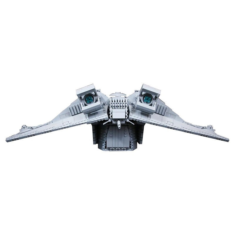 Futuristic Orbital Assault Gunship MOC Building Kit - 5