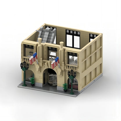 Futuristic Research Skyscraper & Lab MOC Building Kit - 3