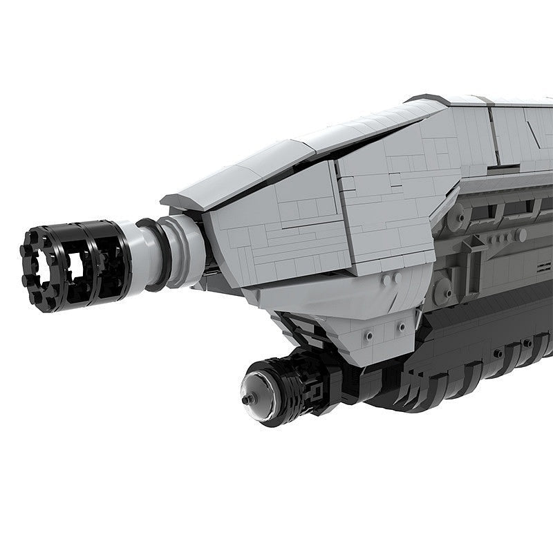 Futuristic Sci-Fi Assault Rifle MOC | 1:1 Scale Mechanical Building Kit - 2