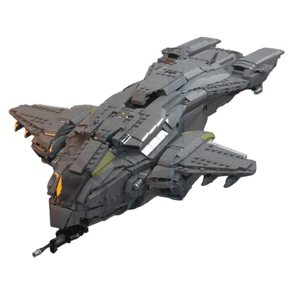 Futuristic Tactical Dropship MOC Building Kit | Sci-Fi Transport - 1