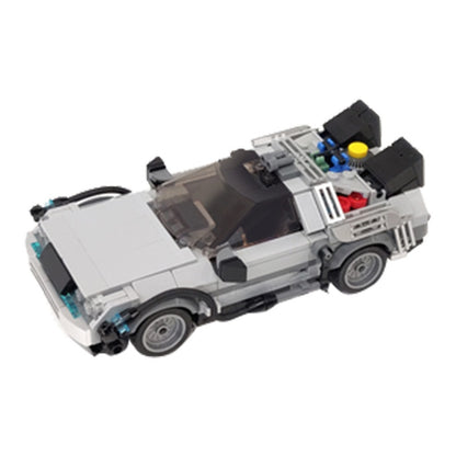 Futuristic Time Travel Car Building Kit | 8-Wide LEGO-Compatible MOC - 5